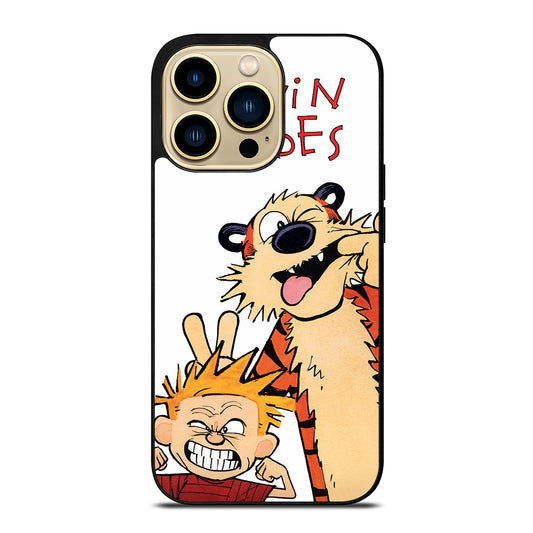 CARTOON CALVIN AND HOBES  iPhone 14 Pro Max Case Cover