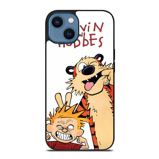 CARTOON CALVIN AND HOBES  iPhone 14 Case Cover
