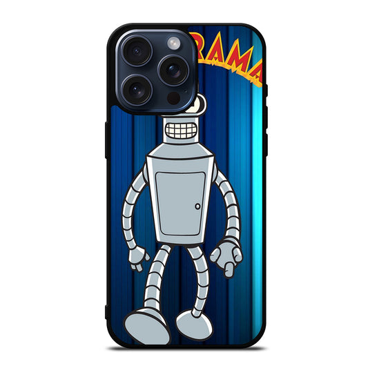 CARTOON FUTURAMA BENDER iPhone 15 Pro Max Case Cover