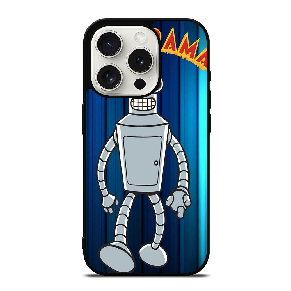 CARTOON FUTURAMA BENDER iPhone 15 Pro Case Cover