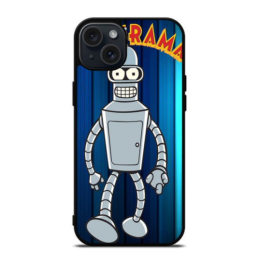 CARTOON FUTURAMA BENDER iPhone 15 Plus Case Cover