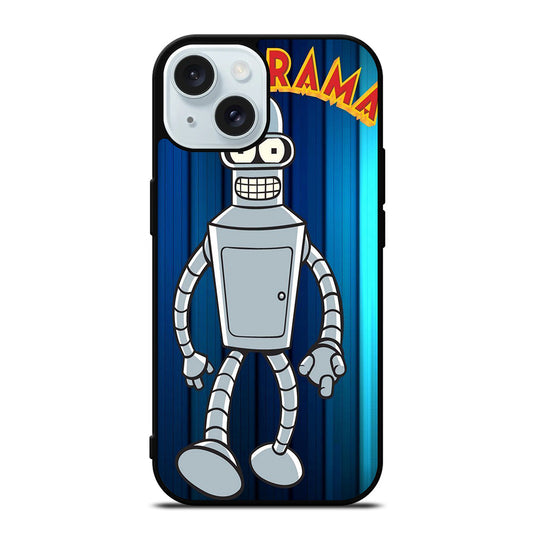 CARTOON FUTURAMA BENDER iPhone 15 Case Cover