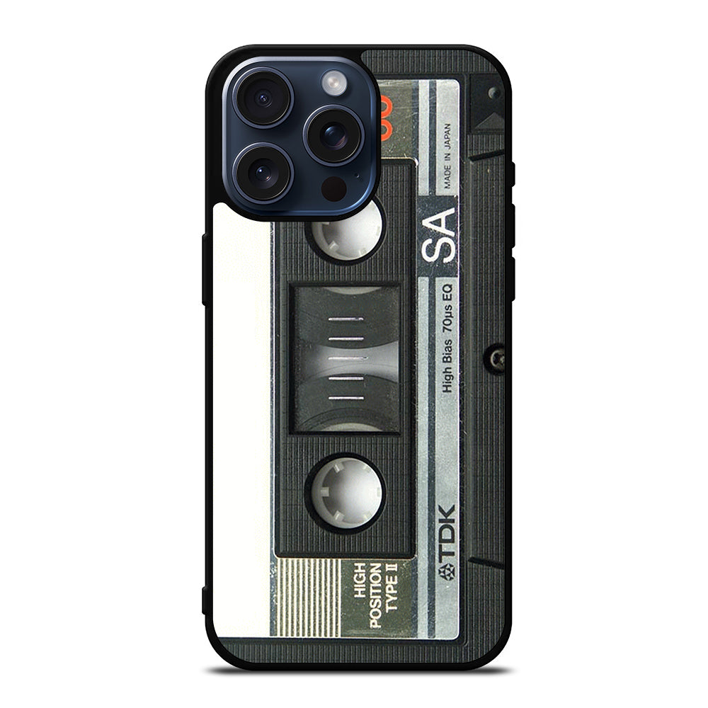 CASSETTE TAPE RETRO 2 iPhone 15 Pro Max Case Cover