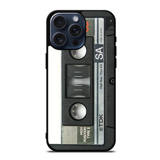 CASSETTE TAPE RETRO 2 iPhone 15 Pro Max Case Cover