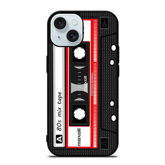 CASSETTE TAPE RETRO iPhone 15 Case Cover