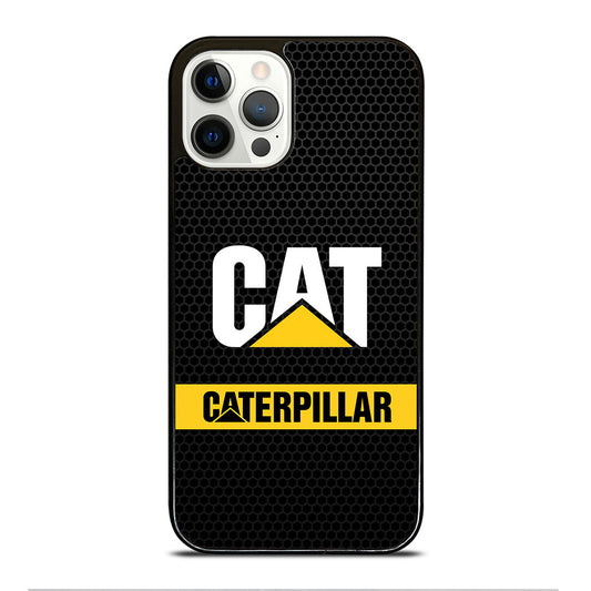 CAT CATERPILLAR METAL LOGO iPhone 12 Pro Case Cover