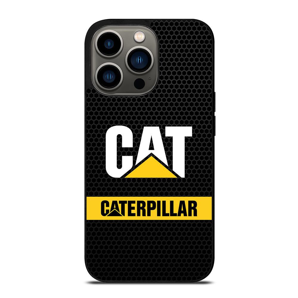 CAT CATERPILLAR METAL LOGO iPhone 13 Pro Case Cover