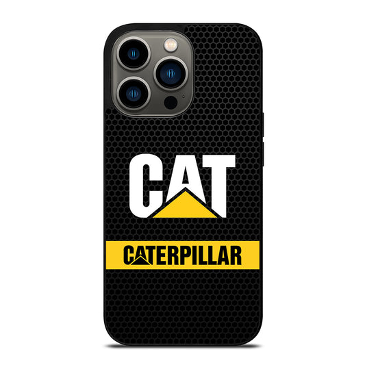 CAT CATERPILLAR METAL LOGO iPhone 13 Pro Case Cover