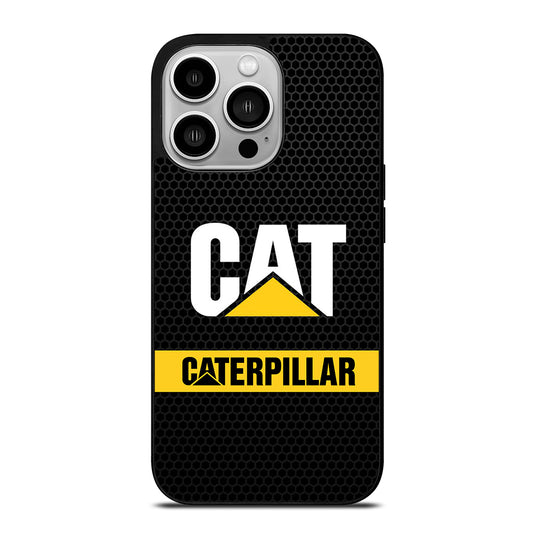 CAT CATERPILLAR METAL LOGO iPhone 14 Pro Case Cover