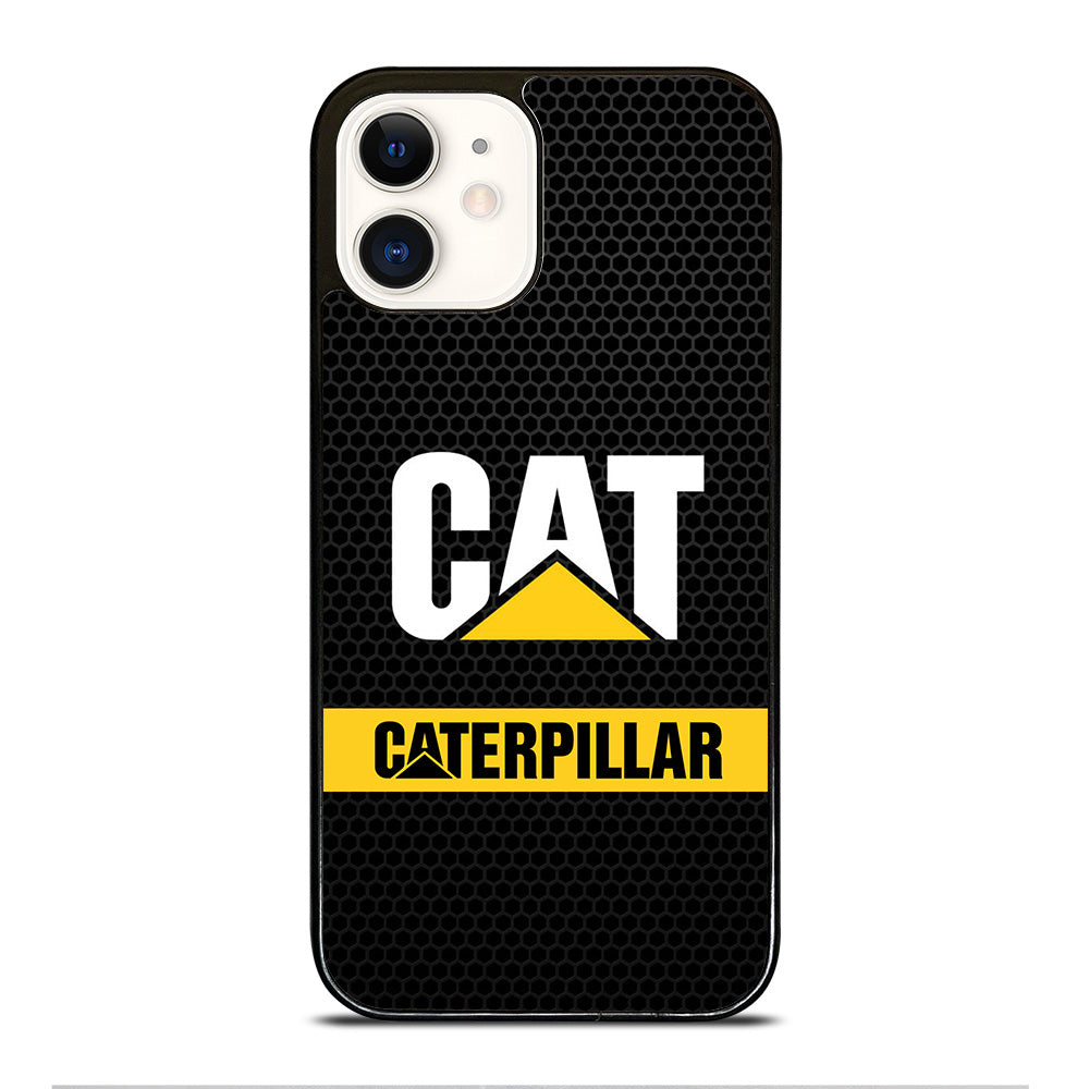 CAT CATERPILLAR METAL LOGO iPhone 12 Case Cover