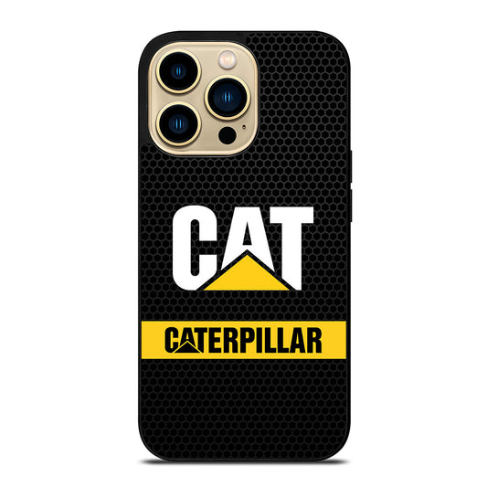 CAT CATERPILLAR METAL LOGO iPhone 14 Pro Max Case Cover