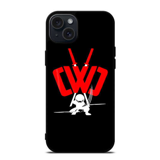 CHAD WILD BLACK LOGO iPhone 15 Plus Case Cover