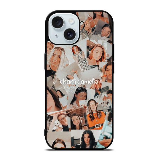 CHARLI D'AMELIO COLLAGE iPhone 15 Case Cover