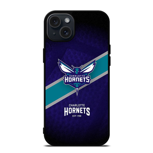 CHARLOTTE HORNETS NBA LOGO 1 iPhone 15 Plus Case Cover