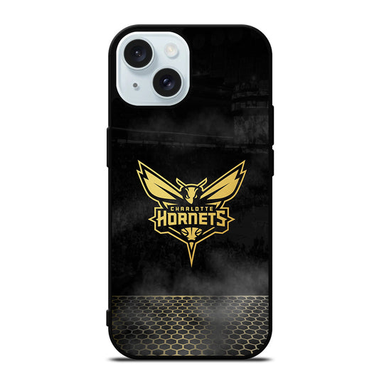CHARLOTTE HORNETS NBA LOGO 2 iPhone 15 Case Cover