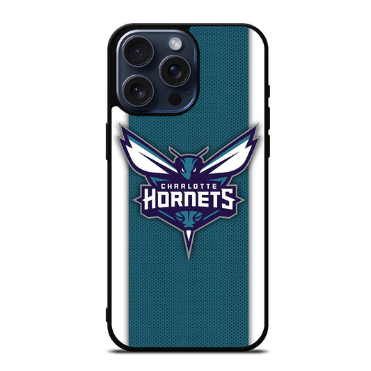 CHARLOTTE HORNETS NBA LOGO 3 iPhone 15 Pro Max Case Cover