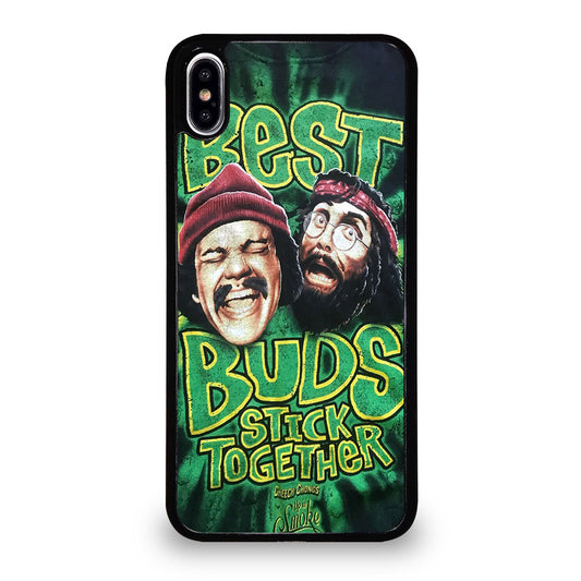 CHEECH AND CHONG BEST BUDS STICK TOGETHER iPhone XS Max Case Cover