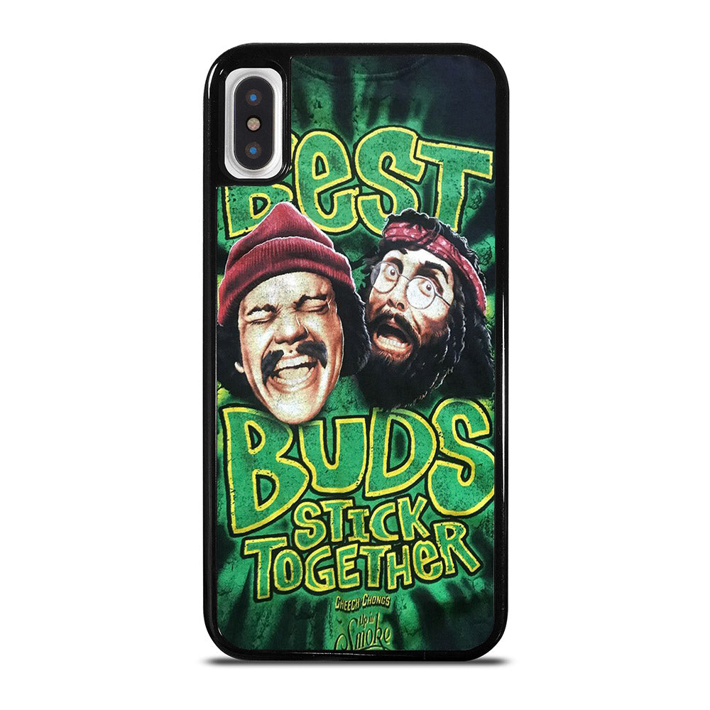 CHEECH AND CHONG BEST BUDS STICK TOGETHER iPhone X / XS Case Cover