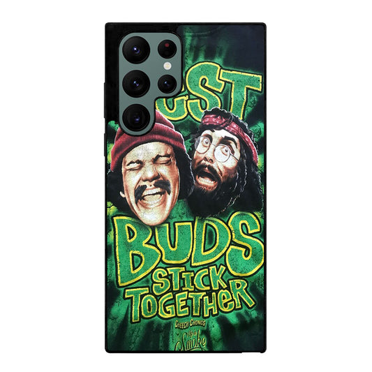 CHEECH AND CHONG BEST BUDS STICK TOGETHER Samsung Galaxy S22 Ultra Case Cover