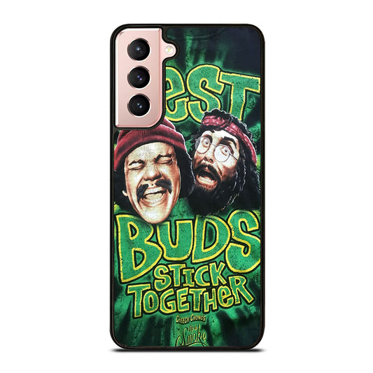 CHEECH AND CHONG BEST BUDS STICK TOGETHER Samsung Galaxy S21 Case Cover