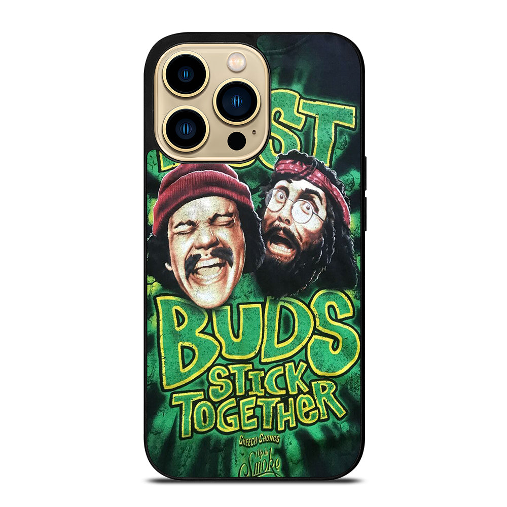 CHEECH AND CHONG BEST BUDS STICK TOGETHER iPhone 14 Pro Max Case Cover