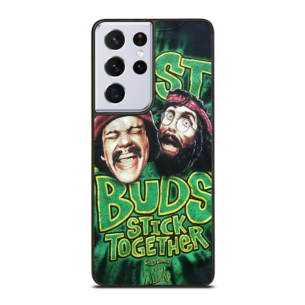 CHEECH AND CHONG BEST BUDS STICK TOGETHER Samsung Galaxy S21 Ultra Case Cover