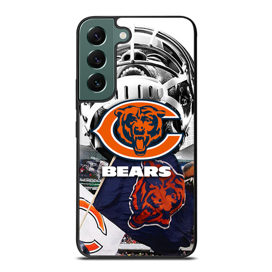 CHICAGO BEARS NFL ICON 3 Samsung Galaxy S22 Case Cover