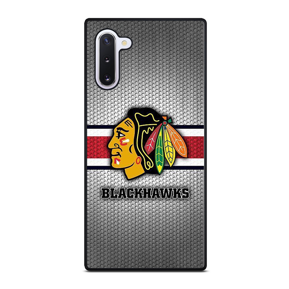 CHICAGO BLACKHAWKS METAL LOGO Samsung Galaxy Note 10 Case Cover