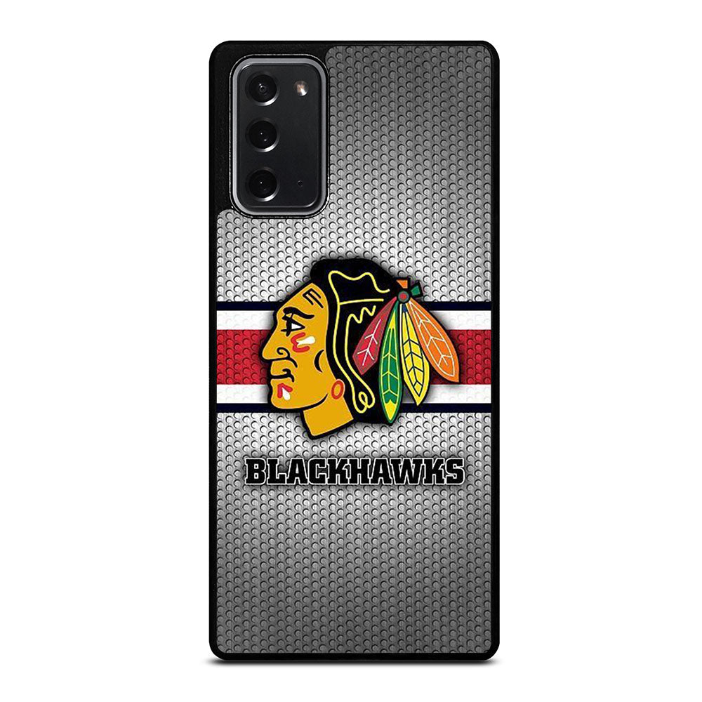 CHICAGO BLACKHAWKS METAL LOGO Samsung Galaxy Note 20 Case Cover