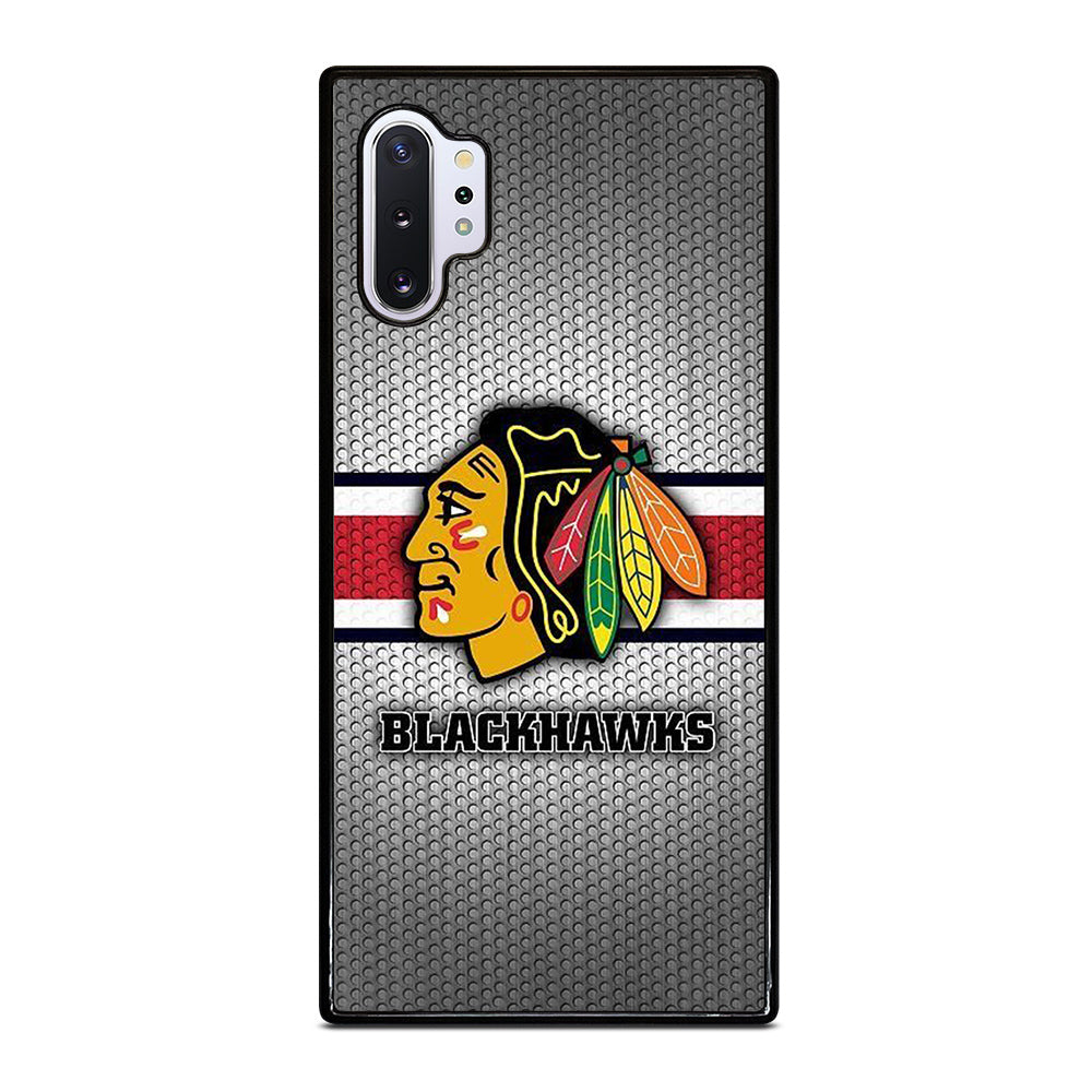 CHICAGO BLACKHAWKS METAL LOGO Samsung Galaxy Note 10 Plus Case Cover