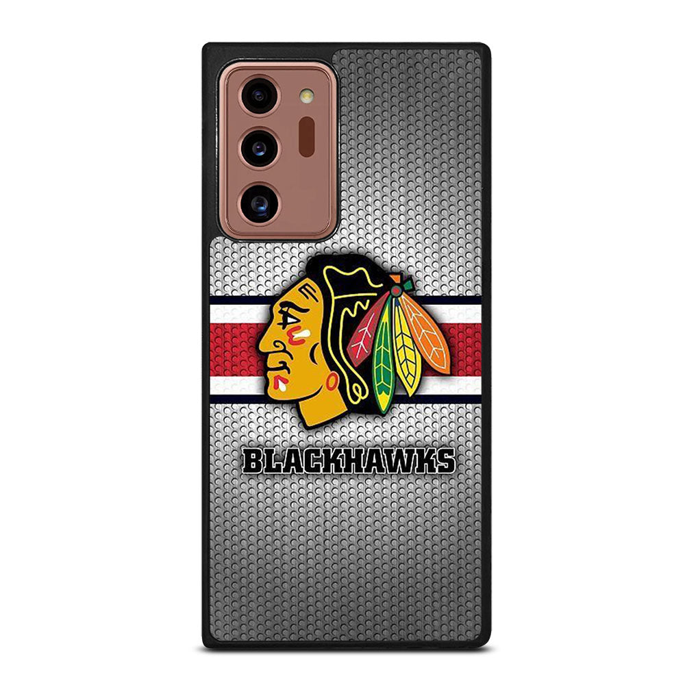 CHICAGO BLACKHAWKS METAL LOGO Samsung Galaxy Note 20 Ultra Case Cover