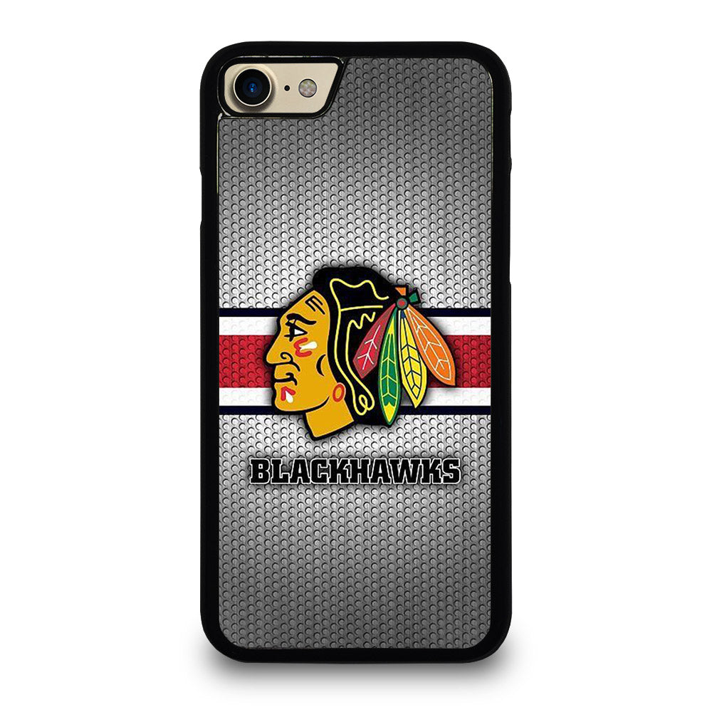 CHICAGO BLACKHAWKS METAL LOGO iPhone 7 / 8 Case Cover