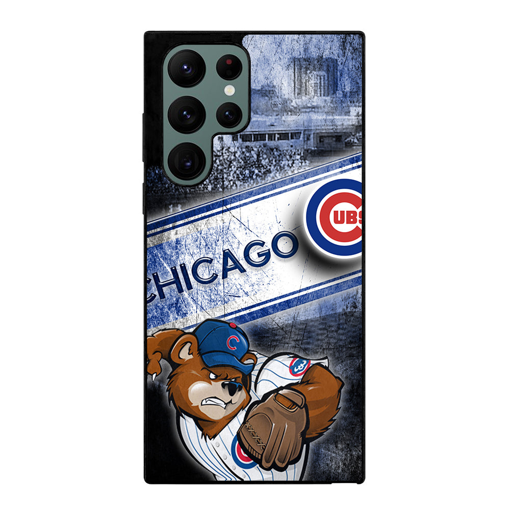 CHICAGO CUBS LOGO 3 Samsung Galaxy S22 Ultra Case Cover