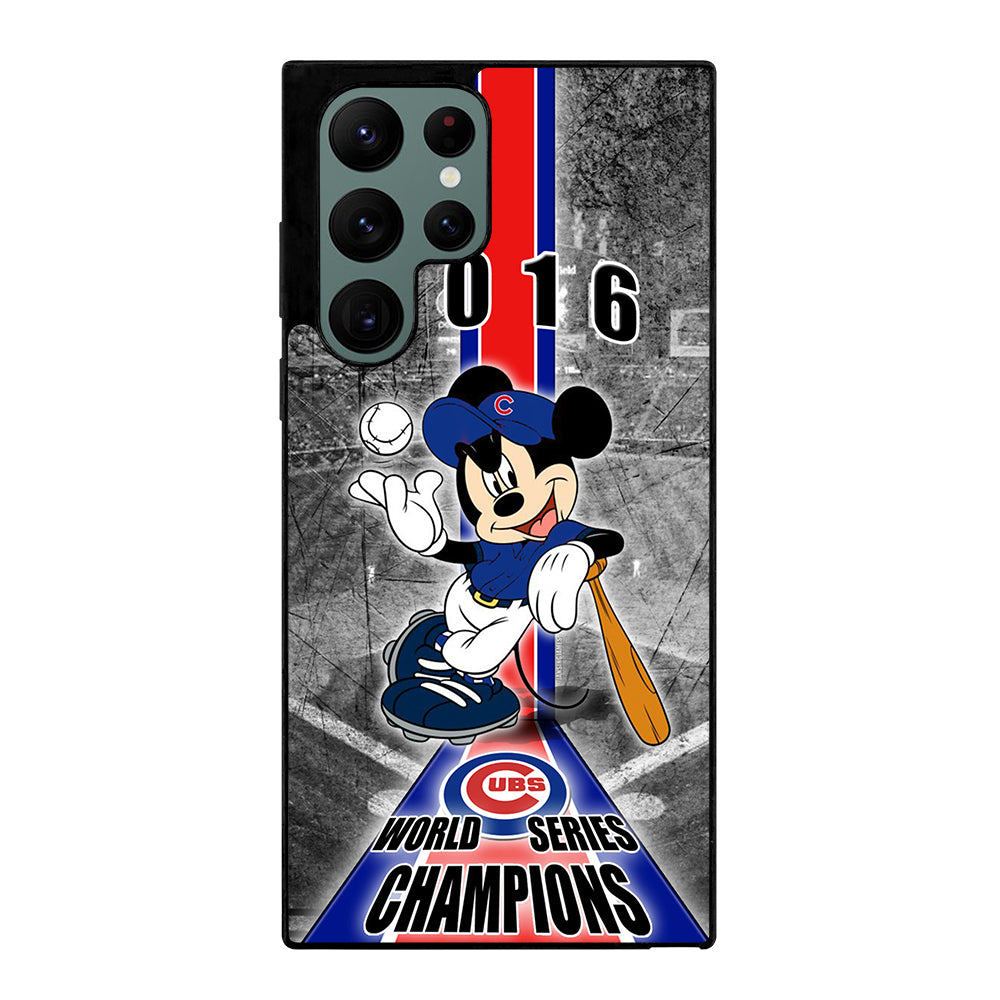 CHICAGO CUBS MICKEY MOUSE Samsung Galaxy S22 Ultra Case Cover