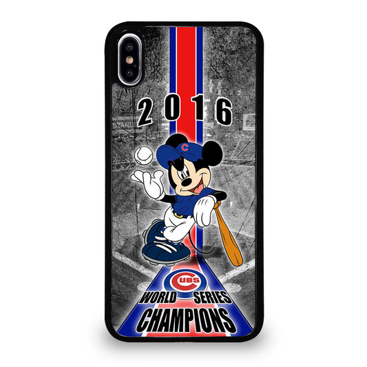 CHICAGO CUBS MICKEY MOUSE iPhone XS Max Case Cover