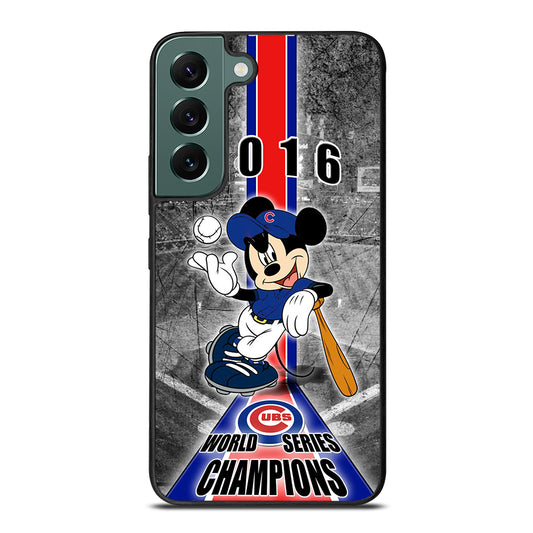 CHICAGO CUBS MICKEY MOUSE Samsung Galaxy S22 Case Cover