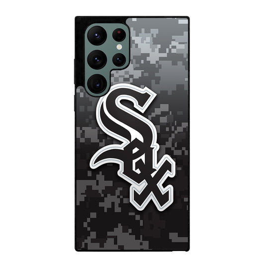 CHICAGO WHITE SOX CAMO Samsung Galaxy S22 Ultra Case Cover