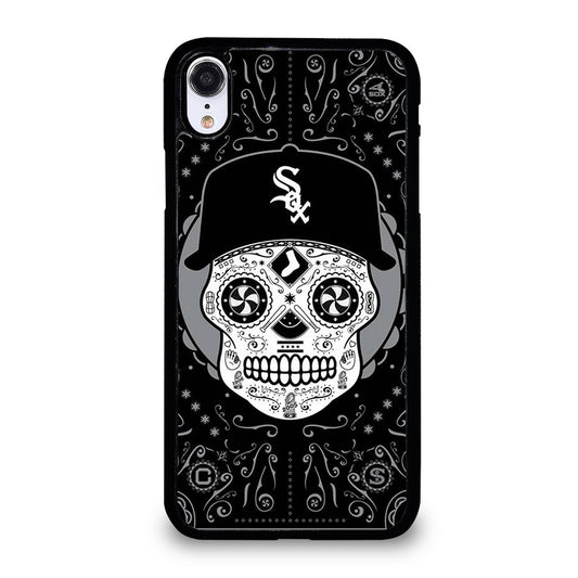 CHICAGO WHITE SOX SKULL LOGO iPhone XR Case Cover