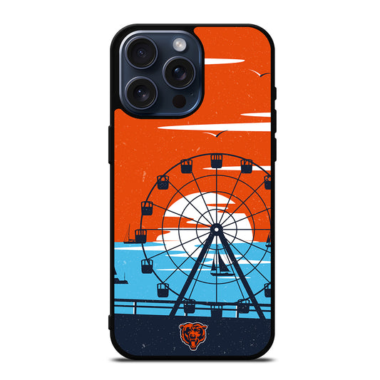 CHICAGO BEARS NFL FOOTBALL LOGO 1 iPhone 15 Pro Max Case Cover