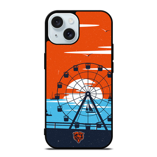 CHICAGO BEARS NFL FOOTBALL LOGO 1 iPhone 15 Case Cover