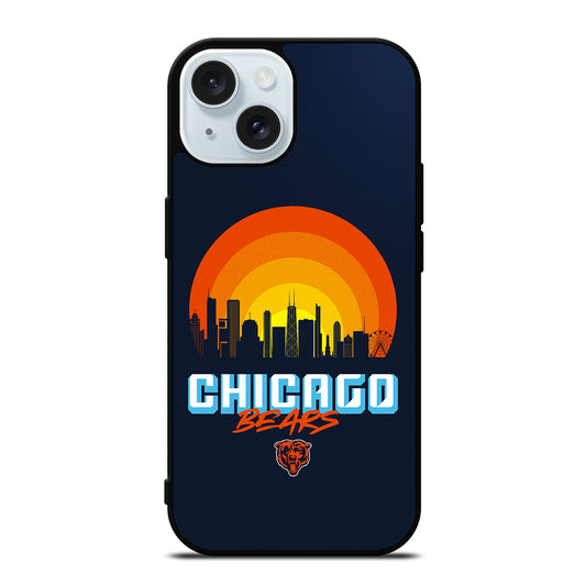 CHICAGO BEARS NFL FOOTBALL LOGO 3 iPhone 15 Case Cover