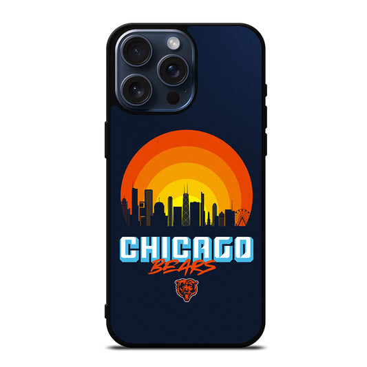 CHICAGO BEARS NFL FOOTBALL LOGO 3 iPhone 15 Pro Max Case Cover