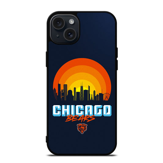 CHICAGO BEARS NFL FOOTBALL LOGO 3 iPhone 15 Plus Case Cover
