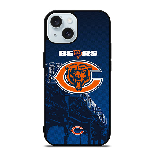 CHICAGO BEARS NFL FOOTBALL LOGO 4 iPhone 15 Case Cover