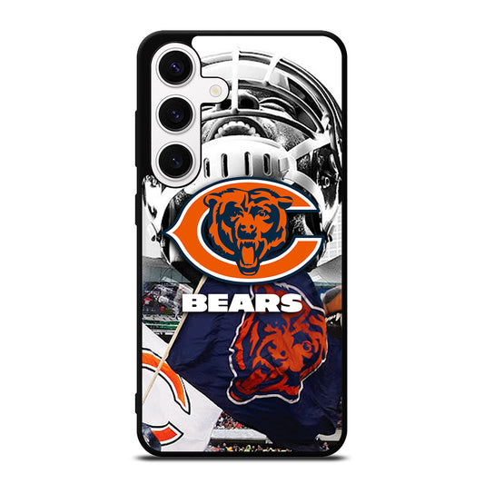 CHICAGO BEARS NFL ICON 3 Samsung Galaxy S24 Case Cover
