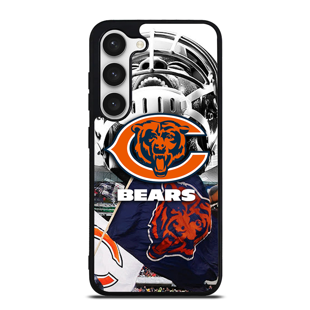 CHICAGO BEARS NFL ICON 3 Samsung Galaxy S23 Case Cover