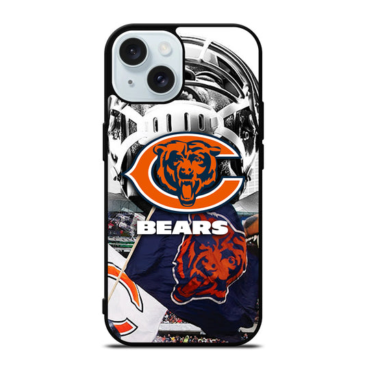 CHICAGO BEARS NFL ICON 3 iPhone 15 Case Cover