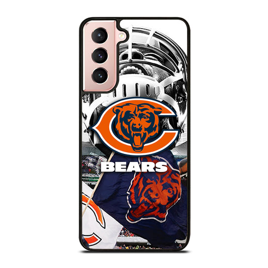 CHICAGO BEARS NFL ICON 3 Samsung Galaxy S21 Case Cover