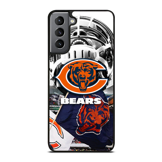 CHICAGO BEARS NFL ICON 3 Samsung Galaxy S21 Plus Case Cover