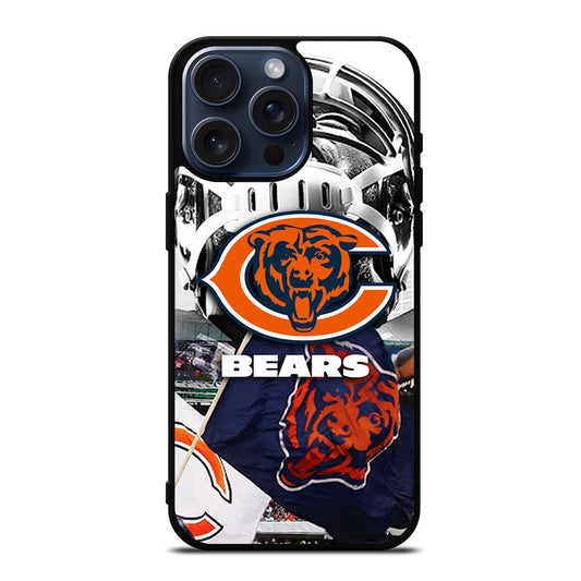 CHICAGO BEARS NFL ICON 3 iPhone 15 Pro Max Case Cover